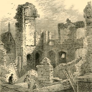 Rovine del Convento di Santa Chiara, c1872