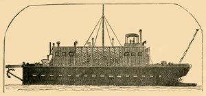 Nave da trasporto russa, 1881 da Unbekannt