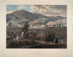 Reggimento delle Guardie della Vita russe alla Battaglia di Kulm il 29 agosto 1813, ca 1813 da Unbekannt