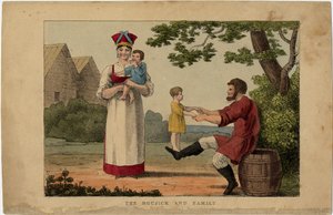 Famiglia di contadini russi da Unbekannt