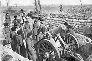 Batteria di obici russi da sei pollici, guerra russo-giapponese, 1904-5 da Unbekannt