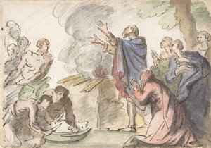 Sacrificio di Noè da Unbekannt