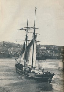 Navigando nel porto di Newlyn, l