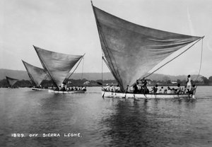 Barche a vela, Sierra Leone, XX secolo