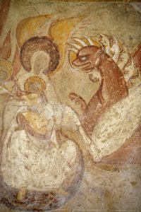 Abbazia di Saint-Savin, dipinto: Apocalisse, Saint-Savin-sur-Gartempe, Francia da Unbekannt