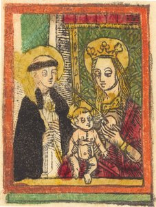San Bernardo con la Madonna e il Bambino, 1480-1500