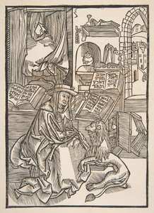 San Girolamo che estrae una spina dal piede del leone, copia di Lione 1508 da Unbekannt