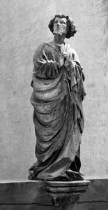 San Giovanni del Calvario, scultura anonima. Dim. 150 cm, Collegiata Saint Hippolyte, Poligny (Giura) da Unbekannt