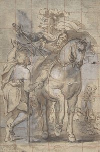 San Martino e il mendicante, XVII secolo da Unbekannt