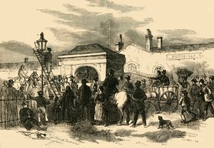 Vendita del casello di Hyde Park, c1876 da Unbekannt