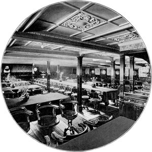 Salone del piroscafo P&O SS India, 1901