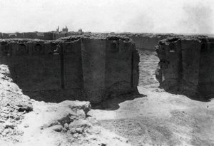 Città di Samarra dalla torre Malwiya, Mesopotamia, 1918