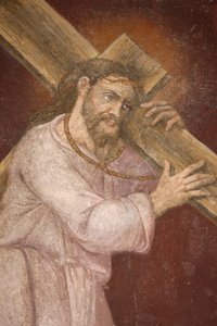Chiesa di San Geronimo. Gesù che porta la croce Madrid Spagna da Unbekannt
