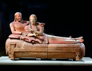 Sarcofago con coppia reclinata, VI secolo a.C. da Unbekannt