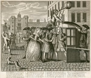 Stampa satirica che raffigura il Palazzo di St James, Londra da Unbekannt