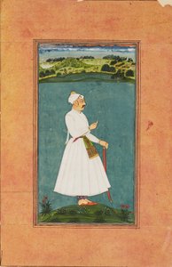 Sawai Jai Singh in un paesaggio, c1730 da Unbekannt
