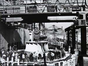 Centrale idroelettrica Sayano-Shushenskaya, URSS, anni 
