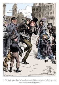 Scena da Un canto di Natale di Charles Dickens, 1843