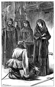 Scena da Riccardo III di Shakespeare, 1591 c1870 da Unbekannt