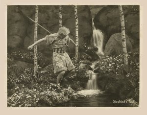 Scena dal film Die Nibelungen: Siegfried di Fritz Lang, 1924 da Unbekannt