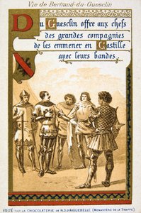 Scena della vita di Bertrand du Guesclin da Unbekannt