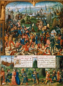 Scene dalla Settima Crociata, 1248-1254, XV secolo da Unbekannt