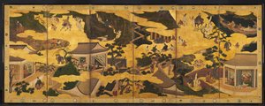 Scene dai Racconti di Ise, metà del 1600 da Unbekannt