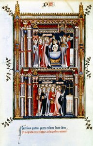 Scene della vita di San Dionigi, patrono della Francia, III secolo XIV secolo