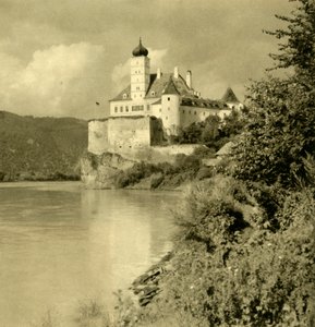 Schloss Schönbühel sul fiume Danubio, Bassa Austria, c1935 da Unbekannt