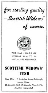 Scottish Widows Fund, 1938 da Unbekannt