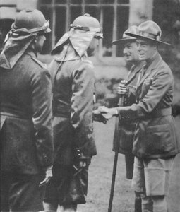 Scout accolti dal Principe di Galles al jamboree ad Arrowe Park, Birkenhead, 1929 1936