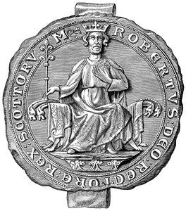 Sigillo di Robert the Bruce, Re di Scozia, XIV secolo 1892 da Unbekannt