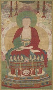 Amitabha seduto, fine 1500-inizio 1600 da Unbekannt