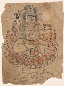 Ganesha Seduto a Quattro Braccia, ca. 1775
