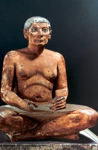 Scrivano seduto, antico egiziano, V dinastia, 2498-2345 a.C. da Unbekannt
