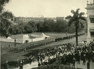 Secondo arrivo di Lord Curzon alla Government House, 1904 da Unbekannt