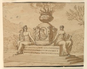 Monumento sepolcrale del filosofo Conte Alessandro Verri da Unbekannt