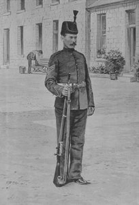 Sergente, The Kings Royal Rifle Corps, c1880 da Unbekannt