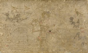 Shah Jahan e suo figlio Dara Shikoh a caccia, c. 1790 da Unbekannt