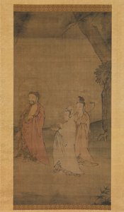 Shakyamuni scendendo dalle montagne, fine XIII-inizio XIV secolo da Unbekannt