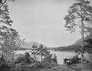 Shelving Rock Mountain, Lago George, New York, c1897