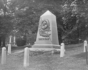 Tomba di Sheridan, Cimitero Nazionale di Arlington, Virginia, USA, c1900 da Unbekannt