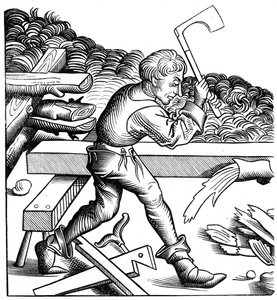 Carpentiere navale, XV secolo da Unbekannt