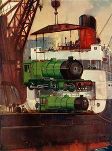Spedizione di locomotive, c1930 da Unbekannt
