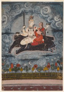 Shiva e Devi sulla pelle di Gajasura, circa 1675-1680