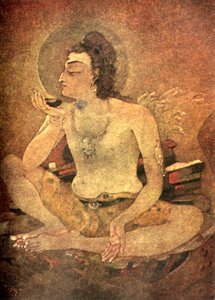 Shiva che beve il veleno del mondo, 1920