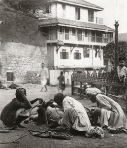 Ferriatura di un bue, India da Unbekannt