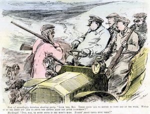 Partita di caccia, 1906 da Unbekannt