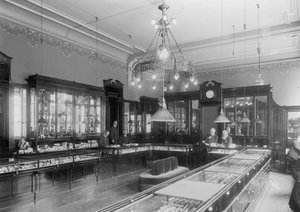 Negozio nella Casa di Fabergé, San Pietroburgo, Russia, 1910 da Unbekannt