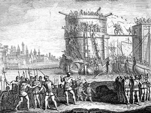 Assedio di Damietta, Egitto, XIII secolo